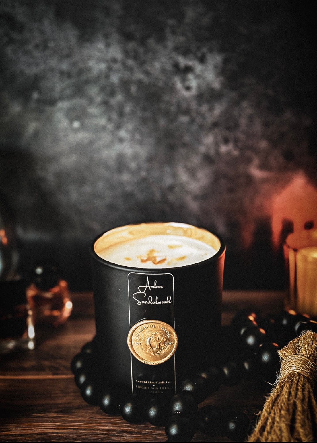 Graceful Glow Candle Co. Candle Amber Sandalwood