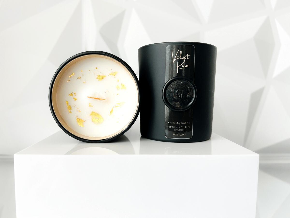 Graceful Glow Candle Co. Candle Velvet Rum